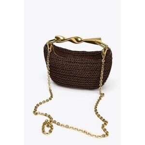 ZARA MINI BAG WITH METAL HANDLE
